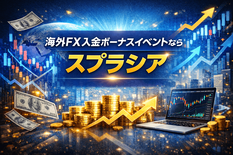 海外FX入金ボーナスイベントならスプラシア